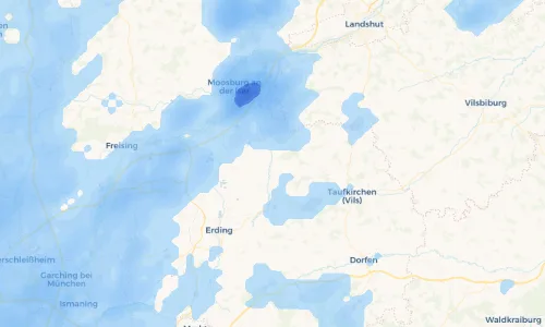 Regenradar Vorschaubild - Aktuelle Niederschläge in Riding und Umgebung