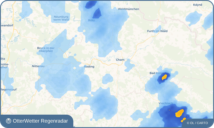 OtterWetter Regenradar-Widget Ried am Pfahl