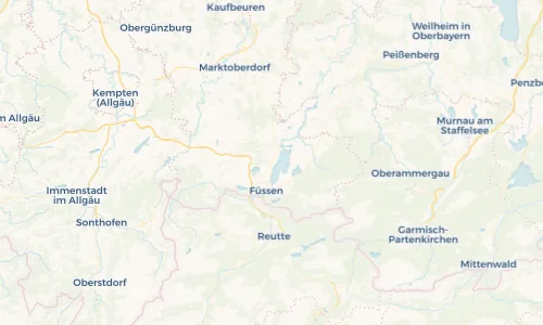 Regenradar Vorschaubild - Aktuelle Niederschläge in Rieden am Forggensee und Umgebung
