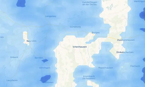 Regenradar Vorschaubild - Aktuelle Niederschläge in Rieden an der Kötz und Umgebung
