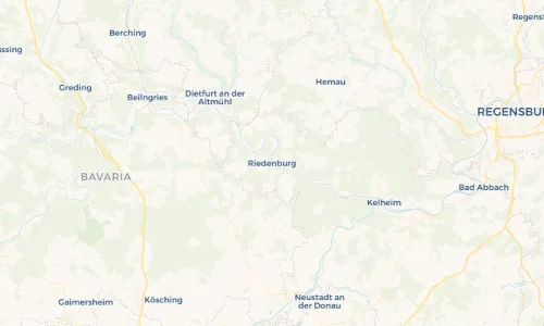 Regenradar Vorschaubild - Aktuelle Niederschläge in Riedenburg und Umgebung