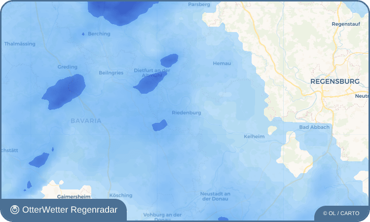OtterWetter Regenradar-Widget Riedenburg