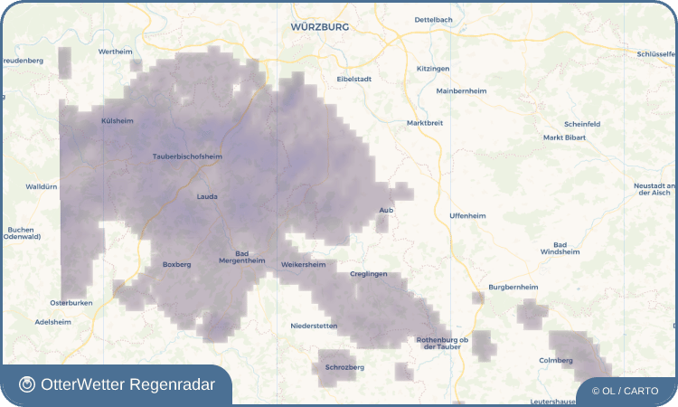 OtterWetter Regenradar-Widget Riedenheim