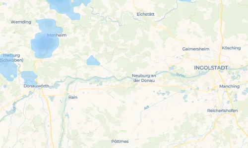 Regenradar Vorschaubild - Aktuelle Niederschläge in Riedensheim und Umgebung