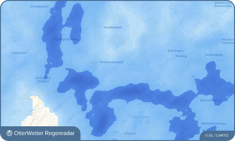 Wetter-Widget-Vorschau mit Vorhersagedaten für Rieder