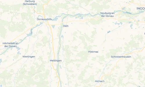 Regenradar Vorschaubild - Aktuelle Niederschläge in Riedheim und Umgebung
