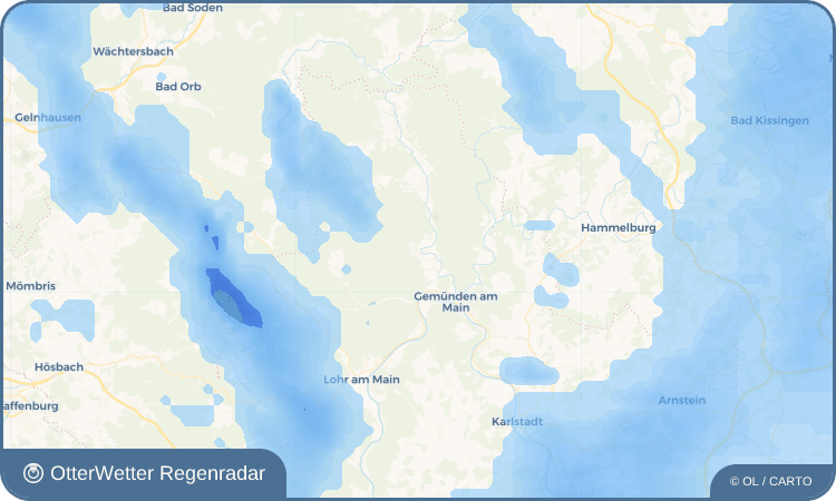 OtterWetter Regenradar-Widget Rieneck