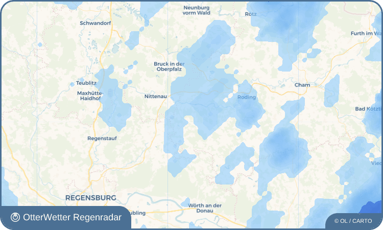 Wetter-Widget-Vorschau mit Vorhersagedaten für Riesen