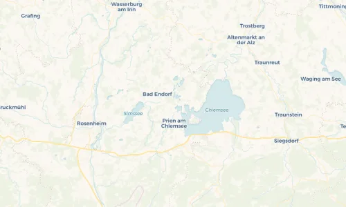 Regenradar Vorschaubild - Aktuelle Niederschläge in Rimsting Bahnhof und Umgebung