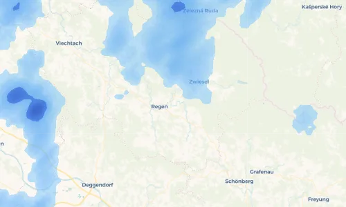 Regenradar Vorschaubild - Aktuelle Niederschläge in Rinchnachmündt und Umgebung