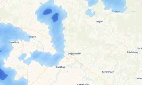 Regenradar Vorschaubild - Aktuelle Niederschläge in Rindberg und Umgebung