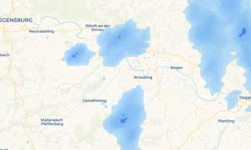 Regenradar Vorschaubild - Aktuelle Niederschläge in Rinkam und Umgebung