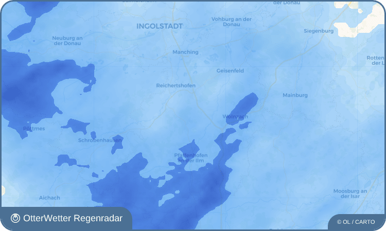 Wetter-Widget-Vorschau mit Vorhersagedaten für Rinnberg