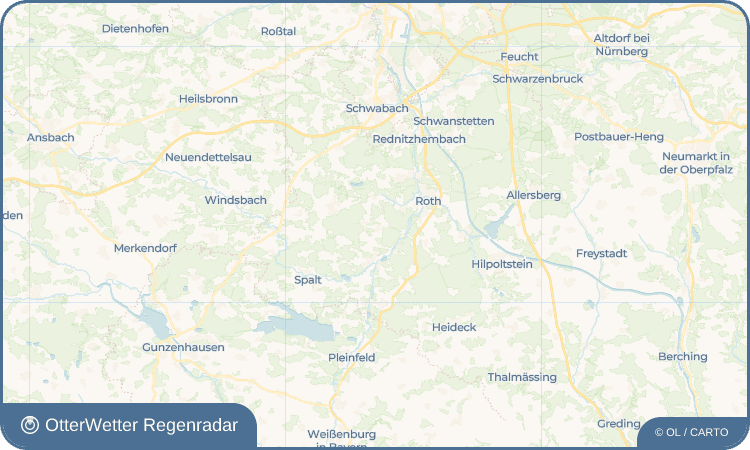 OtterWetter Regenradar-Widget Rittersbach