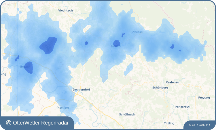 Wetter-Widget-Vorschau mit Vorhersagedaten für Ritzmais