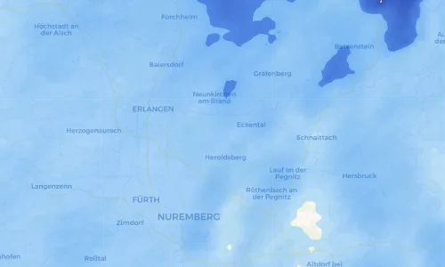 Regenradar Vorschaubild - Aktuelle Niederschläge in Röckenhof und Umgebung