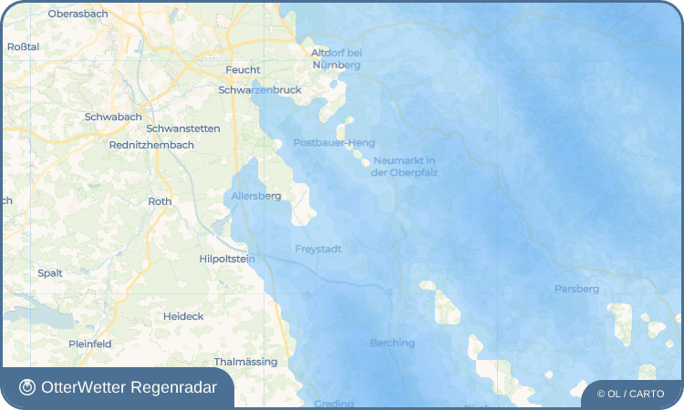Widget-Vorschau für Röckersbühl Wetter-Widget-Vorschau mit Vorhersagedaten für Röckersbühl