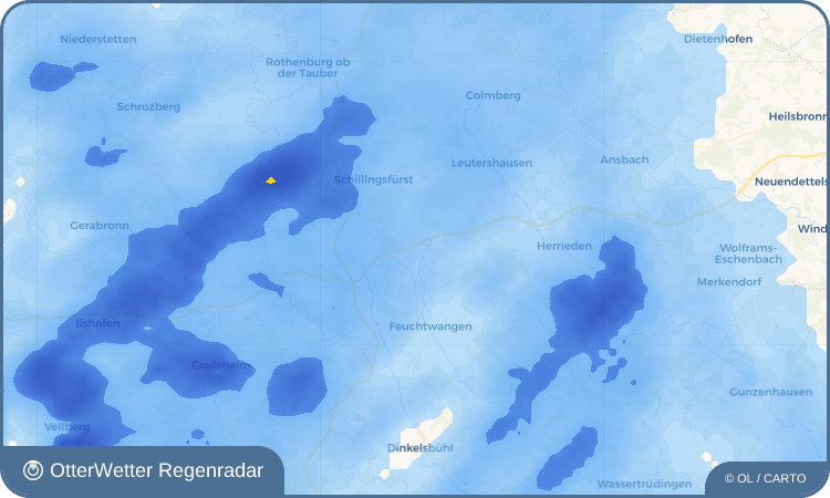 OtterWetter Regenradar-Widget Rödenweiler