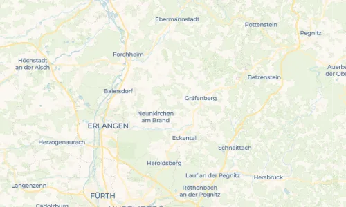 Regenradar Vorschaubild - Aktuelle Niederschläge in Rödlas und Umgebung