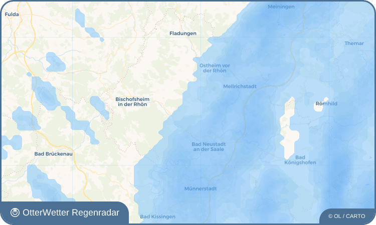 Widget-Vorschau für Rödles Wetter-Widget-Vorschau mit Vorhersagedaten für Rödles