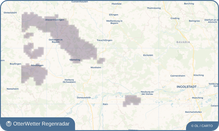 Widget-Vorschau für Rögling Wetter-Widget-Vorschau mit Vorhersagedaten für Rögling