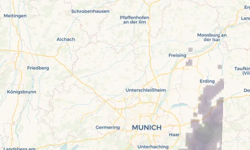 Regenradar Vorschaubild - Aktuelle Niederschläge in Röhrmoos und Umgebung