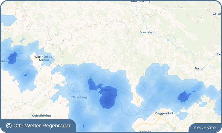 OtterWetter Regenradar-Widget Röhrnau