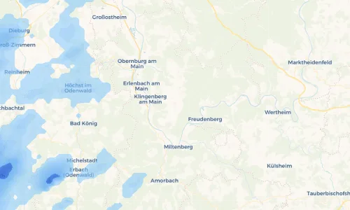 Regenradar Vorschaubild - Aktuelle Niederschläge in Röllbach und Umgebung