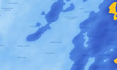 Regenradar Vorschaubild - Aktuelle Niederschläge in Römersreuth und Umgebung