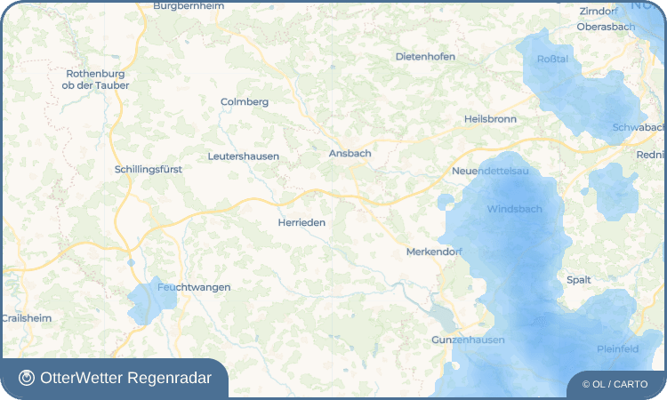 OtterWetter Regenradar-Widget Rös