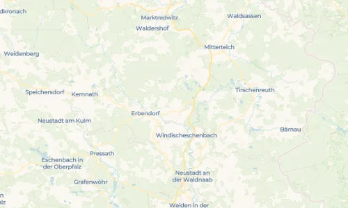 Regenradar Röthenbach a.Steinwald: aktuelle Niederschläge in Röthenbach a.Steinwald und Umgebung, Stand 30. Oktober 2026 um 13:50 Uhr