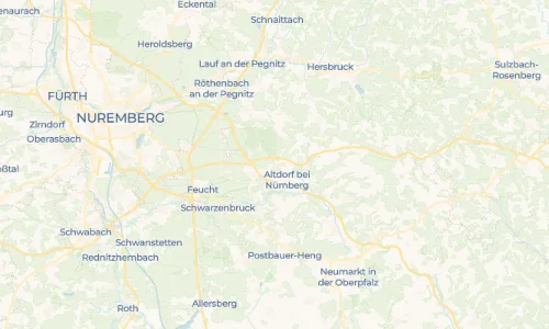 Regenradar Vorschaubild - Aktuelle Niederschläge in Röthenbach bei Altdorf und Umgebung