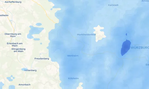 Regenradar Vorschaubild - Aktuelle Niederschläge in Röttbach und Umgebung