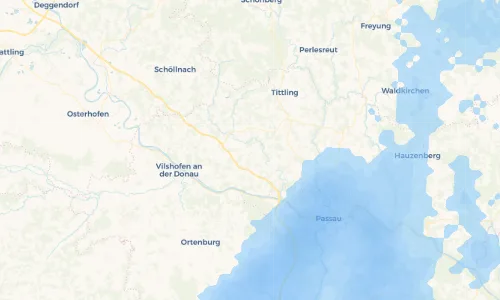 Regenradar Vorschaubild - Aktuelle Niederschläge in Rötzing und Umgebung