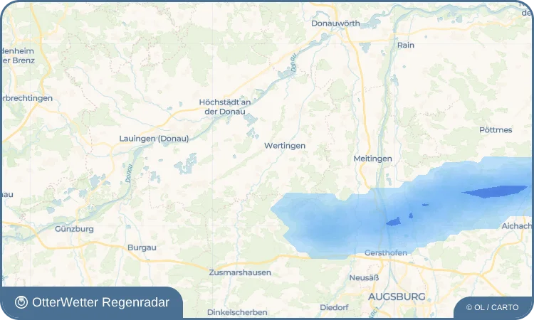 Widget-Vorschau für Roggden Wetter-Widget-Vorschau mit Vorhersagedaten für Roggden