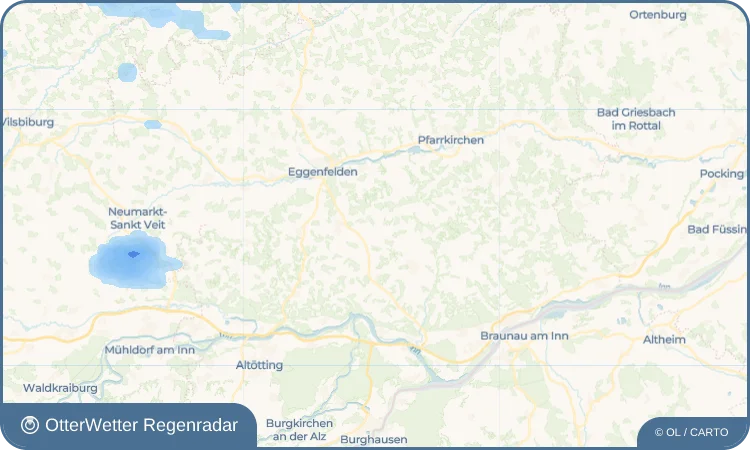 Wetter-Widget-Vorschau mit Vorhersagedaten für Rogglfing