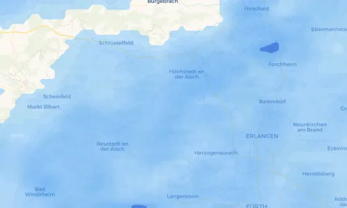 Regenradar Vorschaubild - Aktuelle Niederschläge in Rohensaas und Umgebung