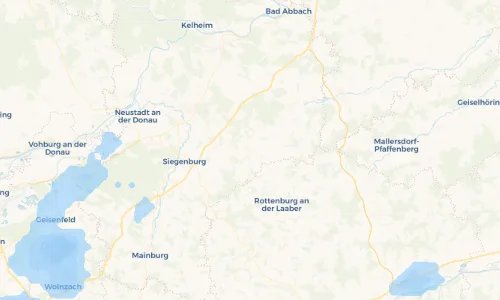 Regenradar Vorschaubild - Aktuelle Niederschläge in Rohr in Niederbayern und Umgebung