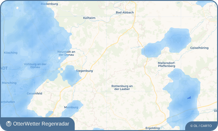 OtterWetter Regenradar-Widget Rohr in Niederbayern