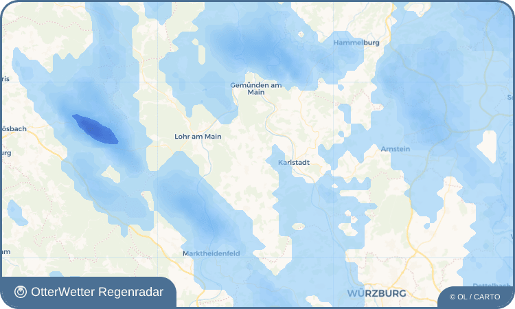 Wetter-Widget-Vorschau mit Vorhersagedaten für Rohrbach