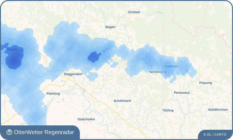 Wetter-Widget-Vorschau mit Vorhersagedaten für Rohrstetten