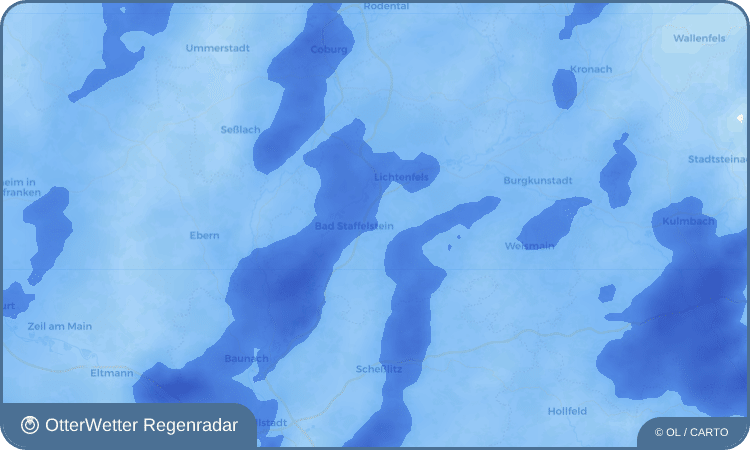 Wetter-Widget-Vorschau mit Vorhersagedaten für Romansthal