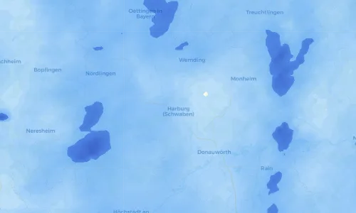 Regenradar Vorschaubild - Aktuelle Niederschläge in Ronheim und Umgebung