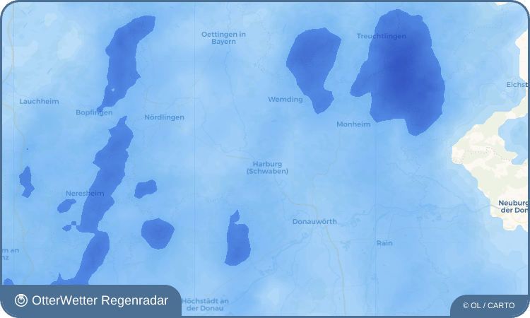 Wetter-Widget-Vorschau mit Vorhersagedaten für Ronheim