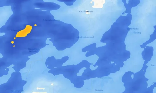 Regenradar Vorschaubild - Aktuelle Niederschläge in Ronried und Umgebung