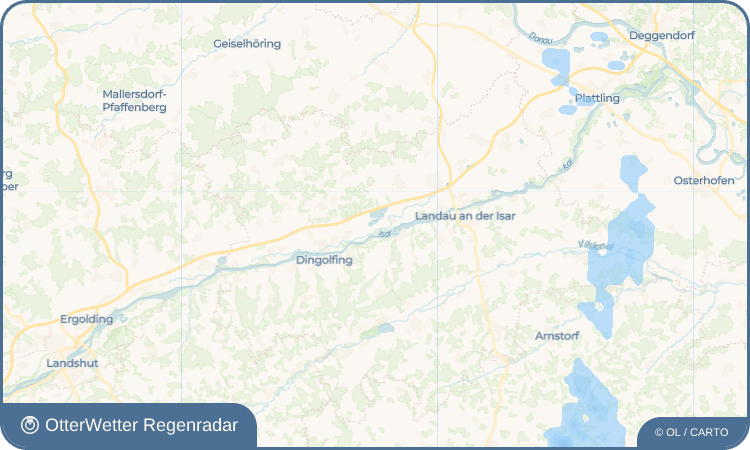 OtterWetter Regenradar-Widget Rosenau