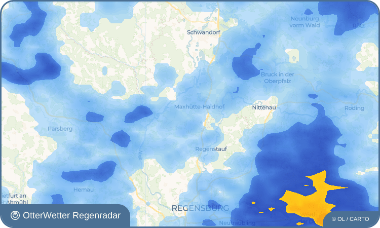 OtterWetter Regenradar-Widget Roßbergeröd