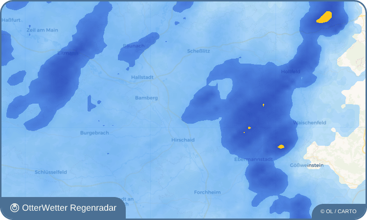 OtterWetter Regenradar-Widget Roßdorf am Forst