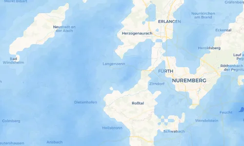 Regenradar Vorschaubild - Aktuelle Niederschläge in Roßendorf und Umgebung