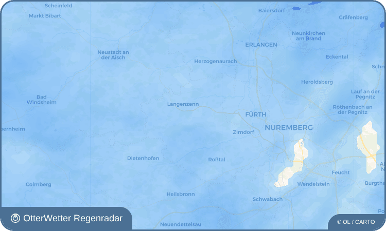 Widget-Vorschau für Roßendorf Wetter-Widget-Vorschau mit Vorhersagedaten für Roßendorf